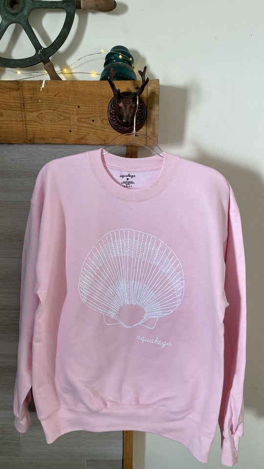 Scallop Crewneck Sweatshirt