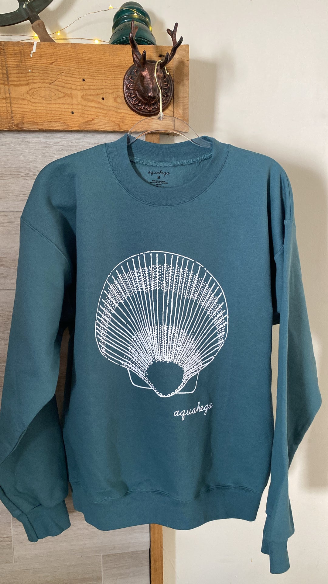 Scallop Crewneck Sweatshirt