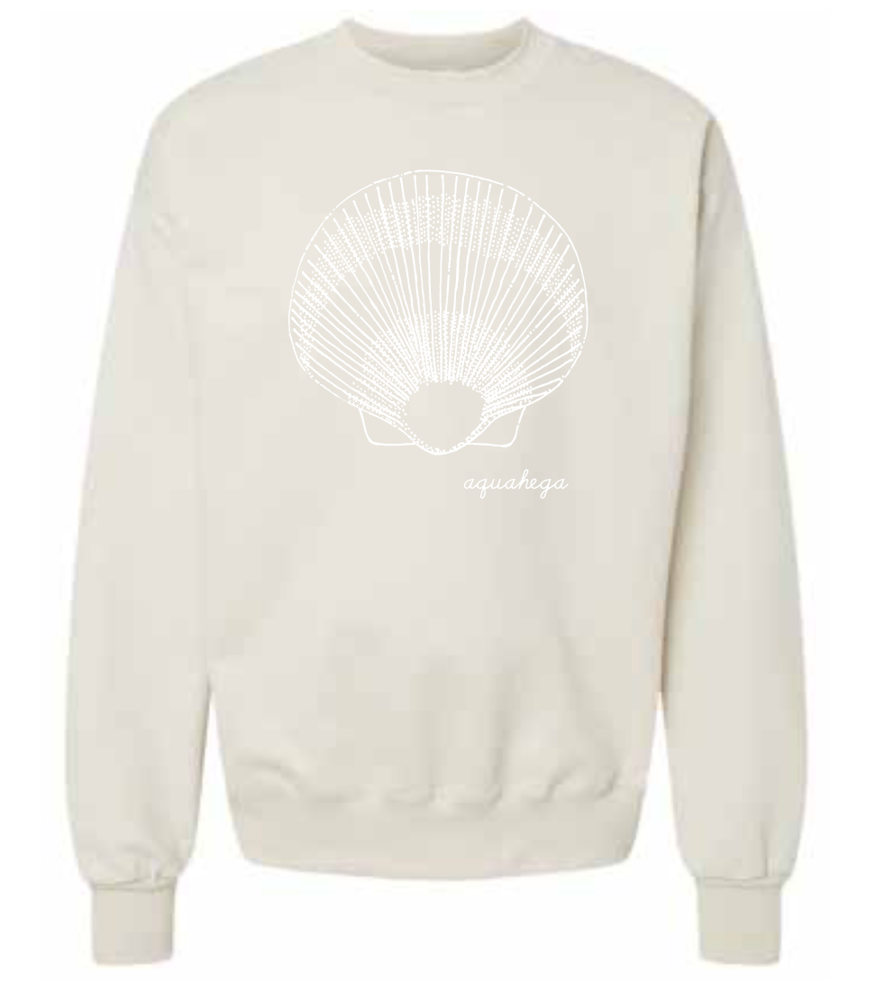 Scallop Crewneck Sweatshirt