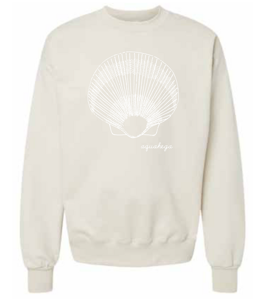 Scallop Crewneck Sweatshirt