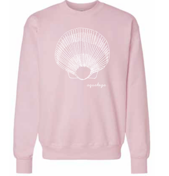 Scallop Crewneck Sweatshirt