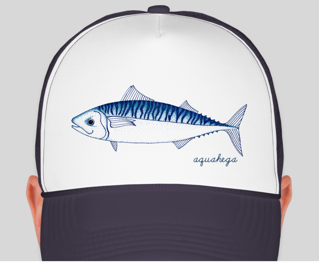 Mackerel trucker hat