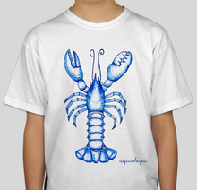 Load image into Gallery viewer, Youth Blue Lobster T-shirt   (multiple colors available)