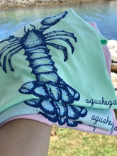 Load image into Gallery viewer, Women&#39;s Blue Lobster V-Neck Tee  (more colors available)